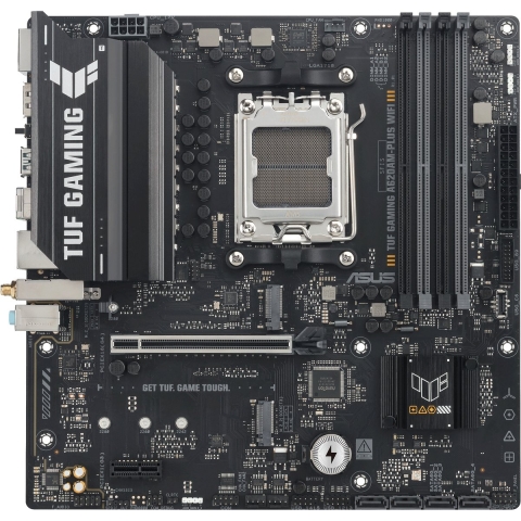 Asus TUF A620AM-PLUS WIFI Moederbord Socket AMD AM5 Vormfactor Micro-ATX Moederbord chipset AMD® A620A