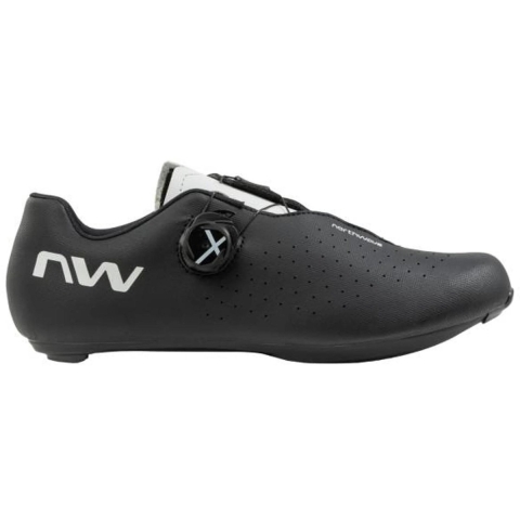 Northwave Sonic Plus Wielrenschoenen - Zwart/Lichtgrijs, 43