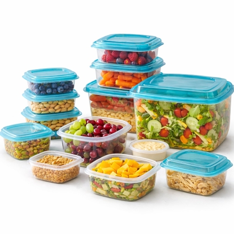 WDMT Vershoudbakjes set 21 delig – bpa-vrij & herbruikbare voedselcontainers voor