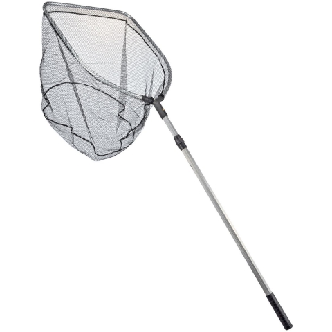 HI Schepnet XL - telescopisch- 95 / 155 cm - grijs - aluminium - visnet / vlindernet - uitschuifbaar -
