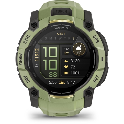 GPS-horloge met bandje Garmin Amoled Instinct® 3