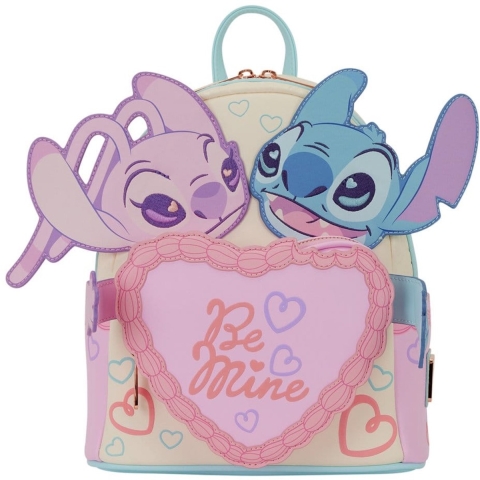 Kinderrugzak Loungefly Disney Stitch & Angel Be Mine