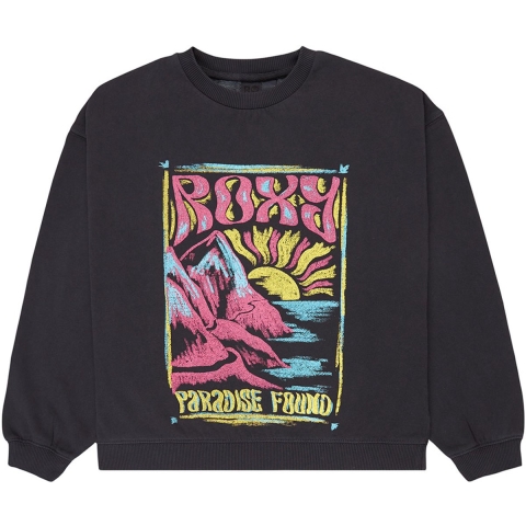 Roxy Sweatshirt - Opstelling - Anthracite - Roxy - 12 jaar (152) - Truien