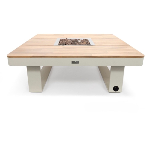 Happy Cocooning vuurtafel Horizon 95 oyster beige
