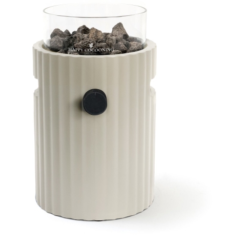 Happy Cocooning tafelbrander Lumi Rib oyster beige