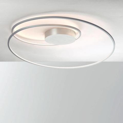 At Plafondlamp Ø70 Aluminium BOPP - Woonkamer - Designer - Metaal - 1 lamp