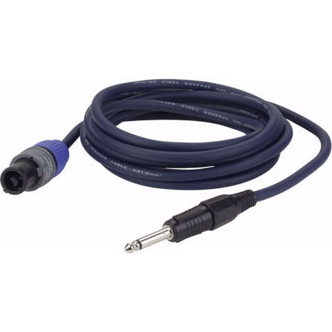 DAP Audio FS1610 speakon male - jack mono 2x1.5mm2 luidsprekerkabel 10 meter