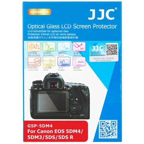 JJC GSP-5DM4 Optical Glass Screenprotector voor Canon EOS 5D MIV