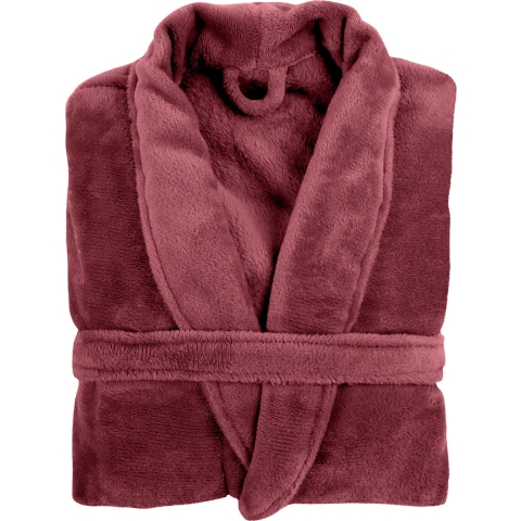 TISECO HOME STUDIO - Kamerjas - MICROFLANNEL COSY - S/M - 100% polyester - Granaatappel