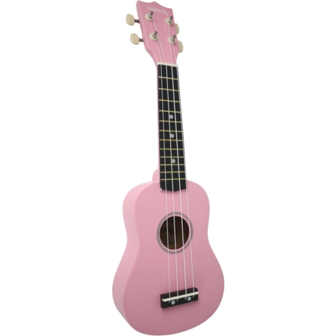 Finesse® Kahului Edition Ukelele 21"- Kindergitaar - 4 Snaren - Roze