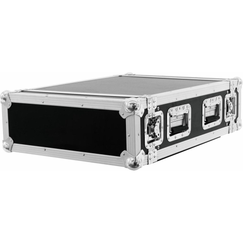 Roadinger PR-2ST 19 inch rack 4 HE Hout Incl. greep