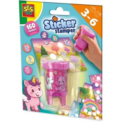 Ses Sticker stamper - Fantasiedieren