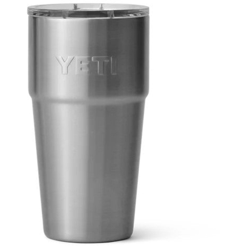 Yeti Rambler Stackable Cup 20oz Mag Slider Lid, Stainless Steel, stapelbare thermosbeker met deksel, 591 ml