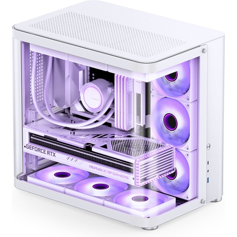 Jonsbo TK-2 2.0 Tempered Glass Midi-tower PC-behuizing Wit