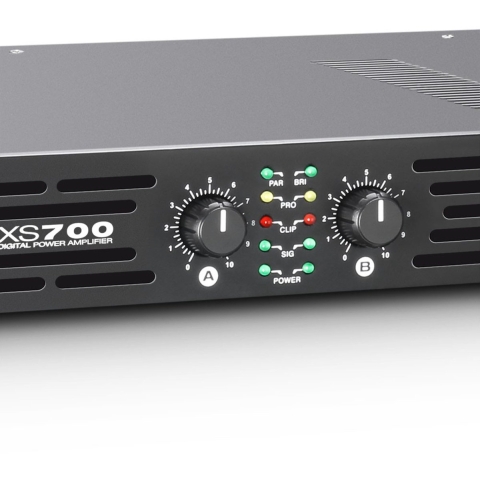 LD Systems LDXS700 PA-versterker RMS vermogen per kanaal op 4 Ω: 350 W