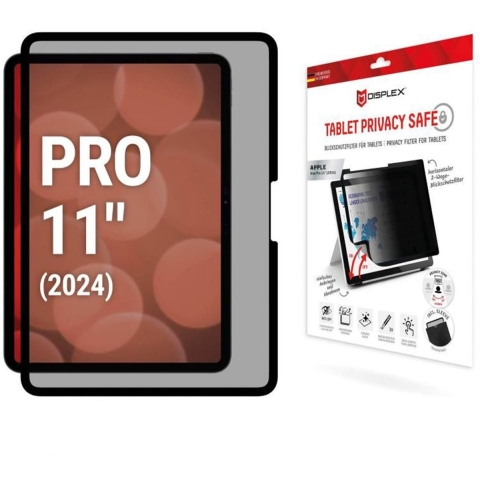 DISPLEX 01984 Screenprotector (glas) met privacyfolie Apple IPad Pro 11 1 stuk(s)