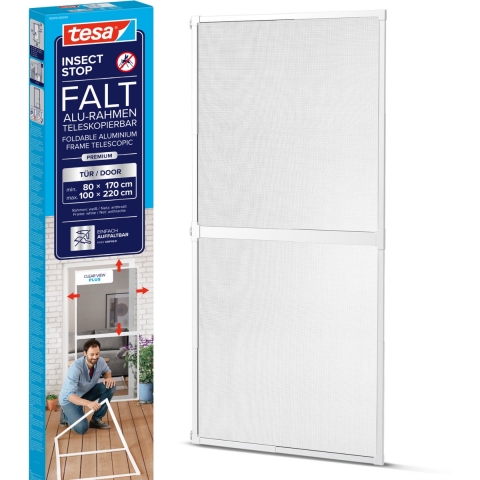 tesa FALT 55415-00000-00 Vliegenhor voor deur Wit 1 stuk(s)