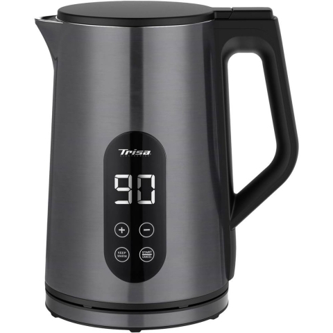 Trisa Digital Boil Waterkoker Aantal/Volume: 1.7 l Antraciet