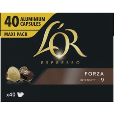 L'OR Espresso Koffiecups Forza 40 stuks