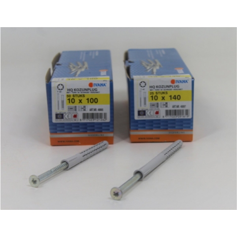 Rawl Constructieplug Ff1 Pk Torx TX40 10X140 | 25 stuks - R22-R-FF1-N-10L140