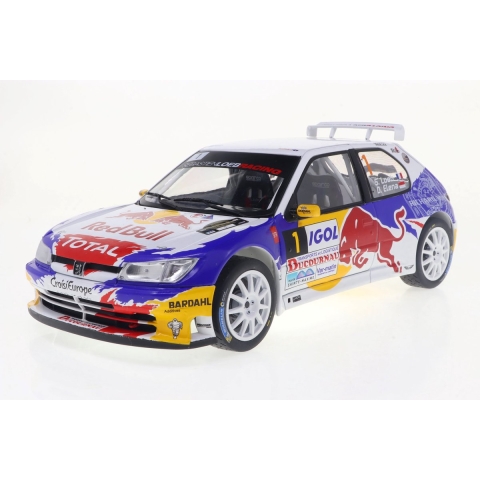 Solido Auto Peugeot 306 Maxi #1 wit Kant-en-klaar model Personenauto (model)