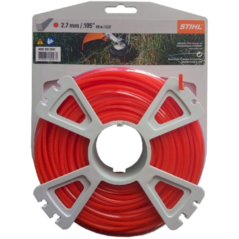 Stihl Accessoires Vierkant maaidraad op rol | Ø 2,7 mm x 65,0 m - 00009302643