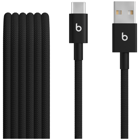Apple Geweven Beats Usb-a-naar-usb-c-kabel (1.5 M) – Zinderend Zwart