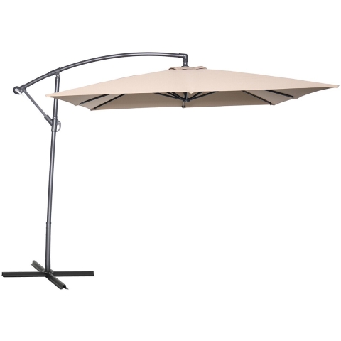 Garden Impressions Corfu parasol 250x250 cm carbon black taupe