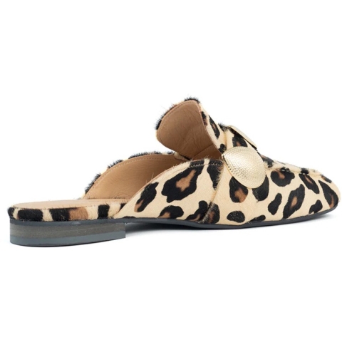 Babouche Lara leopard muiltjes muiltjes dames