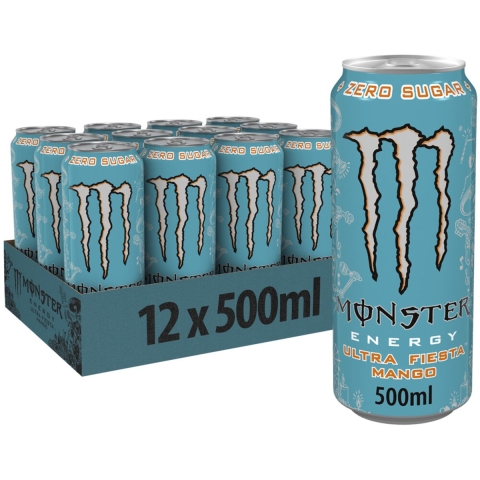 2x Monster Energy Ultra Zero Sugar Fiesta 12 x 500 ml