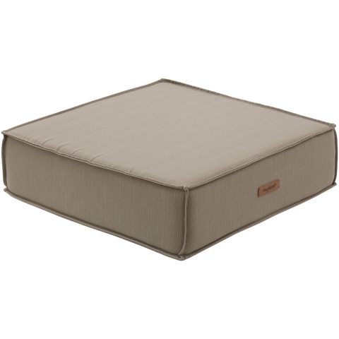 Hesperide Vloerkussen Korai - lichtbruin - PU-schuim/polyester - 45 x 45 cm - zitkussen -