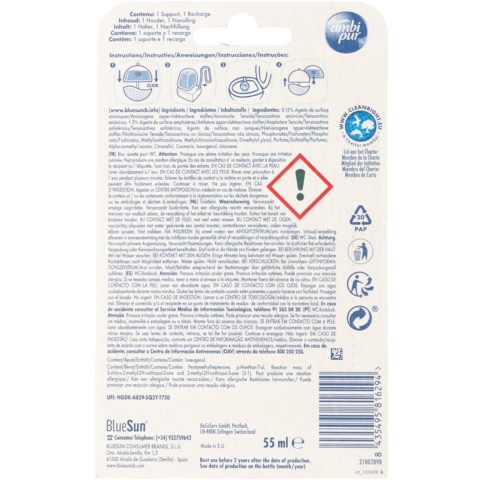 2+2 gratis: 6x Ambi Pur Toiletblok Starterkit 5in1 Wild Rose&Pink Grapefruit