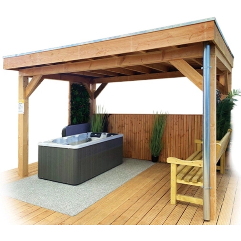 Veranda robuust 500x400 cm Buitengewoon de Boet - Buitengewoon de boet