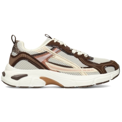 Poelman Posh harper sneaker dk chocolate lage sneakers dames