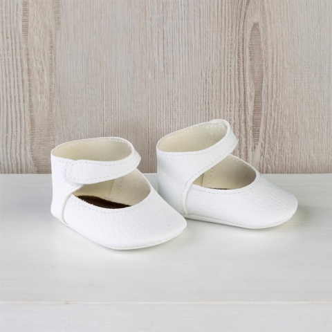 Asi Poppenschoentjes - 43/46 cm - Wit - Asi - OneSize - Poppenkleding