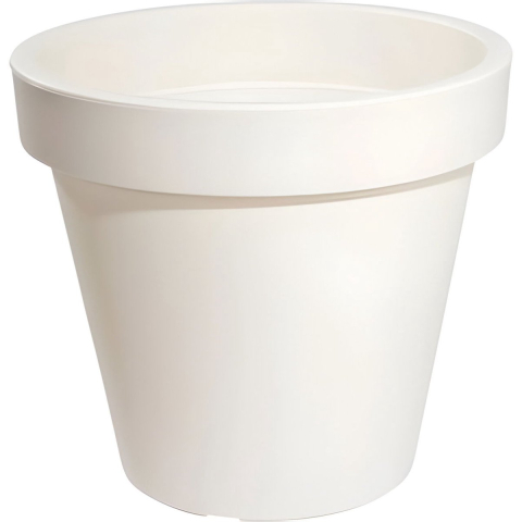 Bloempot Ek rond 80x80x69 cm cremewit Nampook - Nampook