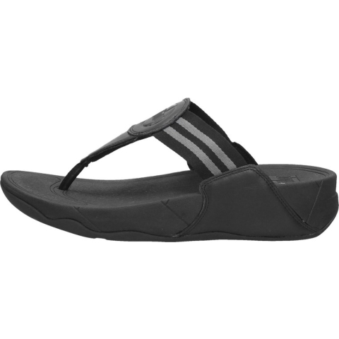 Fitflop Walkstar Webbing teenslippers voor dames - (Zwart)