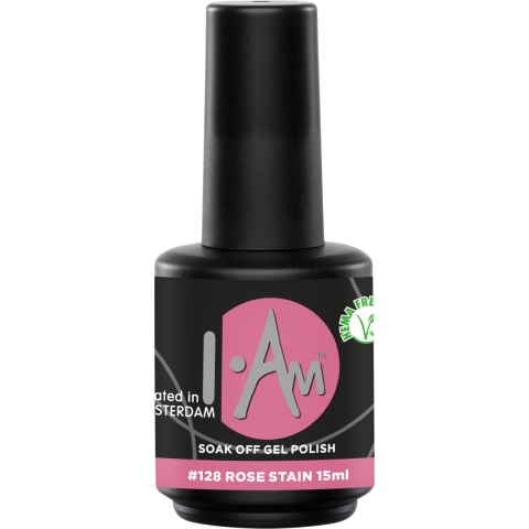 I.Am Soak Off Gel Polish 15ml #128 Rose Stain