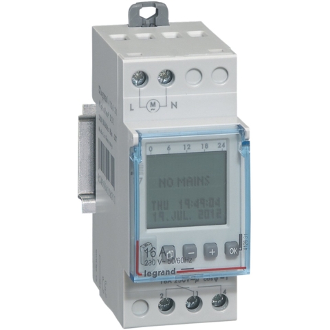 Legrand 412654 DIN-rail schakelklok Digitaal 4000 W