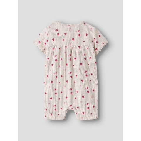 Name It Zomer Romper - Rib - NbfJelly - Peyote Melange - Name It - 62 - Zomer Rompers