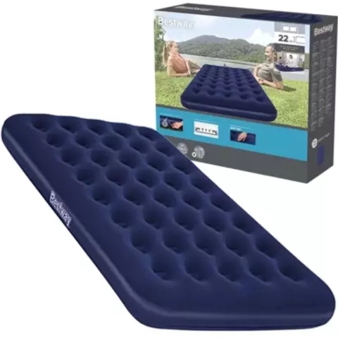 Bestway Pavillo Luchtbed Snelle Inflatie Buiten Camping Luchtmatras, 191x137x22cm