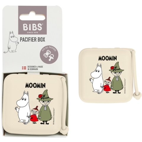 BIBS x Moomins Speendoosje - 7x5 cm - Ivory - BIBS - OneSize - Fopspenen