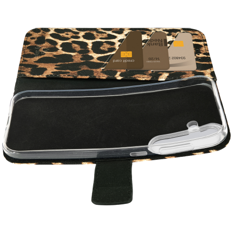Mystyle Flex Wallet Telefoonhoesje Voor Samsung S26 Wild Leopard