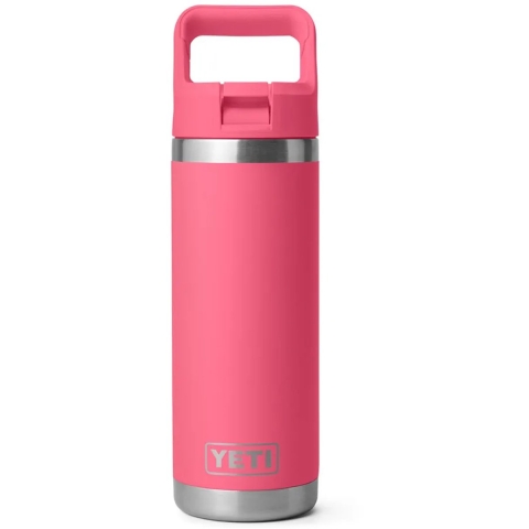 YETI Thermofles met Rietjesdop 532ml Rambler 'Tropical Pink'