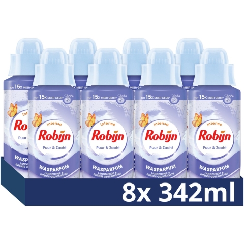 8x Robijn Wasparfum Puur & Zacht 342 ml