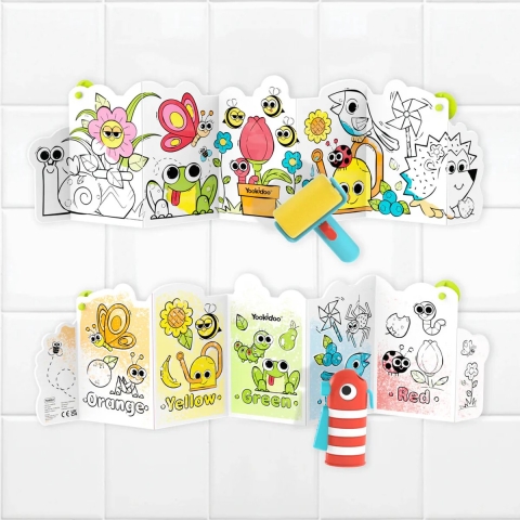Yookidoo Badspeelgoed - Spray 'N' Roll Magisch Boek - Yookidoo - OneSize - Badspeelgoed