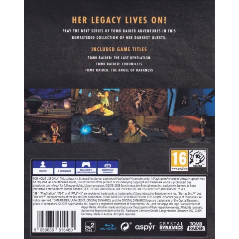 Tomb Raider IV-VI Remastered Starring Lara Croft