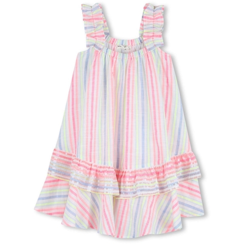 Billieblush Jurk - Multicolour m. Strepen - Billieblush - 10 jaar (140) - Jurken