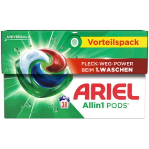 Ariel Wasmiddel Allin1 Pods Universal 38 stuks