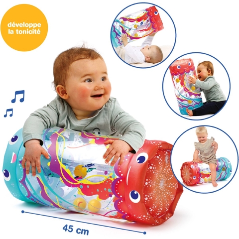 Ludi Cilinder - Opblaasbaar - Inktvis - Ludi - OneSize - Activiteitenspeelgoed